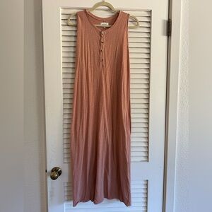 Mate the Label Avery Henley Midi tank DRESS